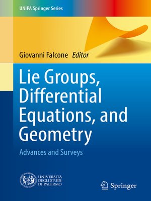 cover image of Lie Groups, Differential Equations, and Geometry